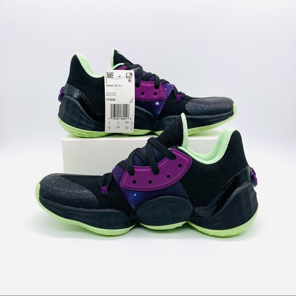 Adidas Harden Vol. 4 Big Kids Glory Purple - Picture 2 of 13